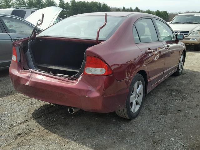 19XFA1F65BE001597 - 2011 HONDA CIVIC LX-S 栗色 照片 4