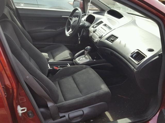 19XFA1F65BE001597 - 2011 HONDA CIVIC LX-S 栗色 照片 5