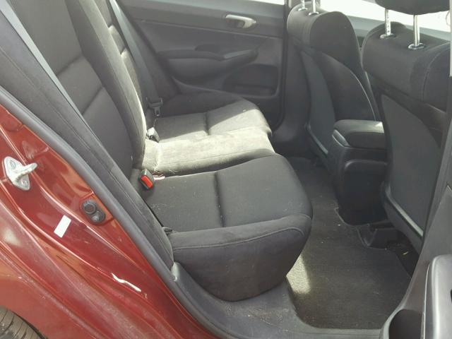 19XFA1F65BE001597 - 2011 HONDA CIVIC LX-S 栗色 照片 6