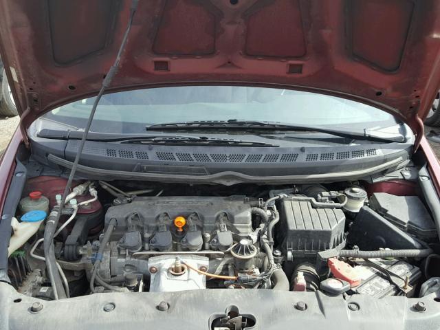 19XFA1F65BE001597 - 2011 HONDA CIVIC LX-S 栗色 照片 7