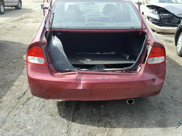 19XFA1F65BE001597 - 2011 HONDA CIVIC LX-S 栗色 照片 9