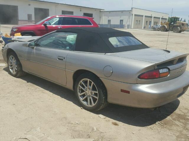 2G1FP32G722133494 - 2002 CHEVROLET CAMARO SILVER photo 3