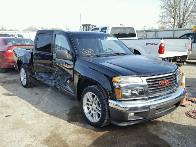 1GTCS13E778225063 - 2007 GMC CANYON BLACK photo 1