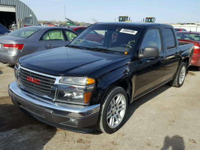 1GTCS13E778225063 - 2007 GMC CANYON BLACK photo 2