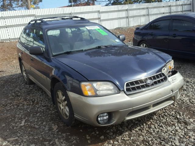 4S3BH665237640553 - 2003 SUBARU LEGACY OUT BLUE photo 1