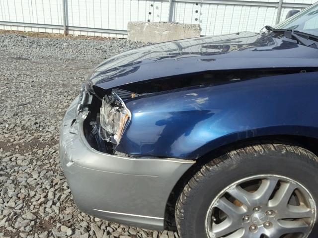 4S3BH665237640553 - 2003 SUBARU LEGACY OUT BLUE photo 9