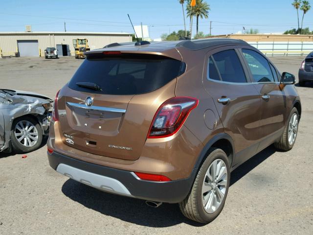 KL4CJASB8HB109363 - 2017 BUICK ENCORE PRE BROWN photo 4