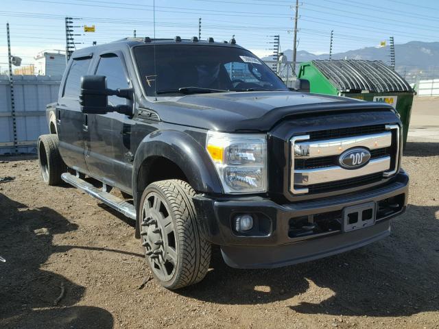 1FT8W4DT6BEB02812 - 2011 FORD F450 SUPER BLACK photo 1