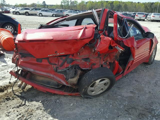1G2NF52E8YC503333 - 2000 PONTIAC GRAND AM S Կարմիր լուսանկար 4
