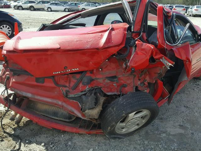 1G2NF52E8YC503333 - 2000 PONTIAC GRAND AM S Կարմիր լուսանկար 9