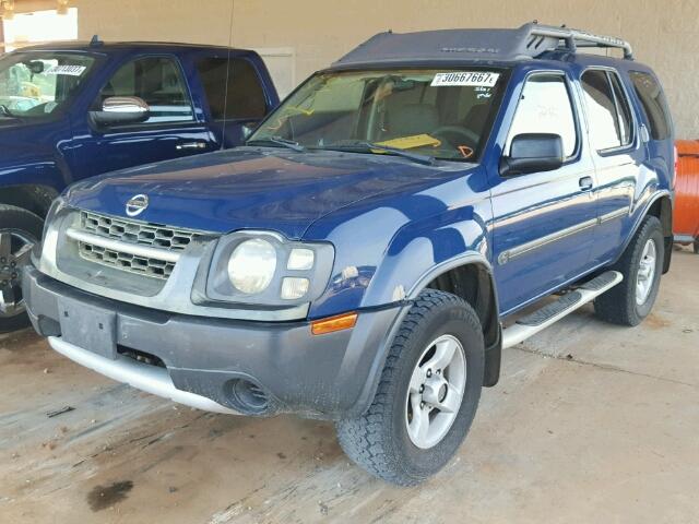 5N1ED28Y74C644031 - 2004 NISSAN XTERRA XE BLUE photo 2