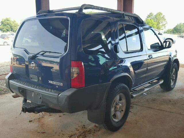 5N1ED28Y74C644031 - 2004 NISSAN XTERRA XE BLUE photo 4