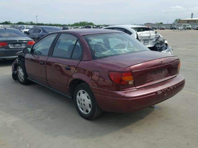 1G8ZH52852Z154437 - 2002 SATURN SL1 RED photo 3