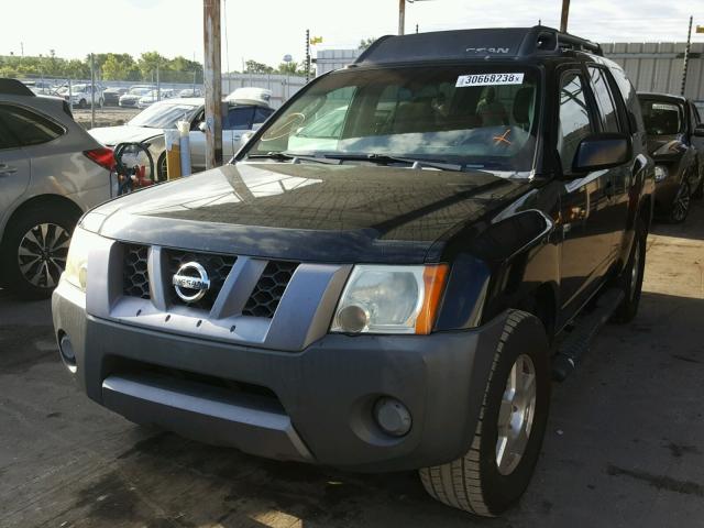 5N1AN08U17C543648 - 2007 NISSAN XTERRA OFF BLACK photo 2