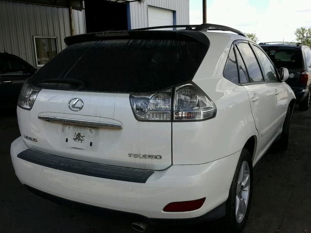 2T2GK31U87C024280 - 2007 LEXUS RX 350 WHITE photo 4