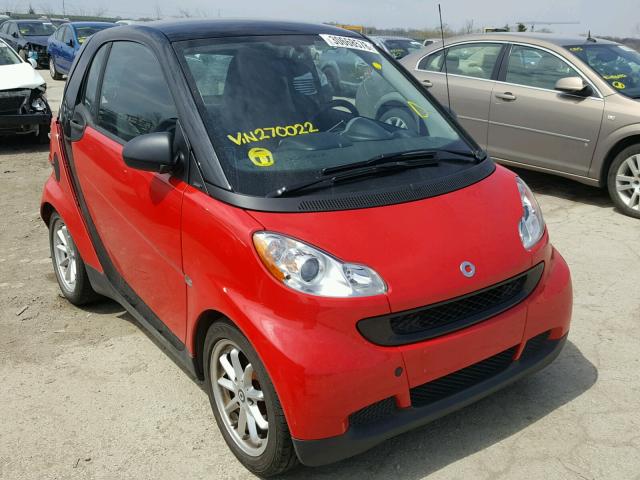 WMEEJ31X59K270022 - 2009 SMART FORTWO PUR RED photo 1
