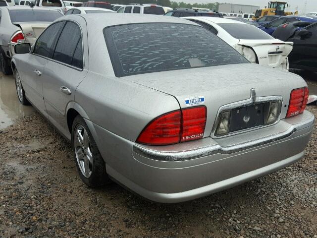 1LNHM87A92Y687869 - 2002 LINCOLN LS SILVER photo 3
