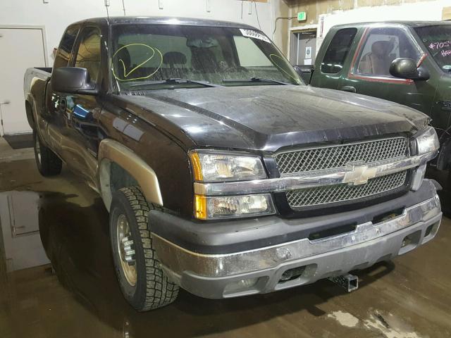 1GCGK29U53Z274997 - 2003 CHEVROLET SILVERADO BLACK photo 1