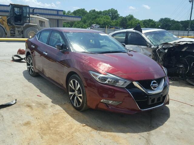 1N4AA6AP7HC382592 - 2017 NISSAN MAXIMA 3.5 BURGUNDY photo 1