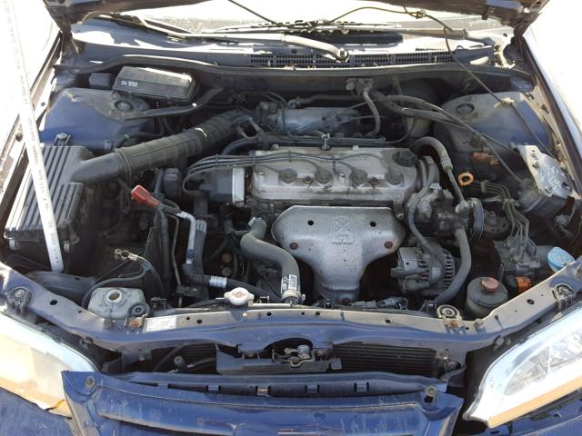 1HGCG56651A146845 - 2001 HONDA ACCORD EX BLUE photo 7