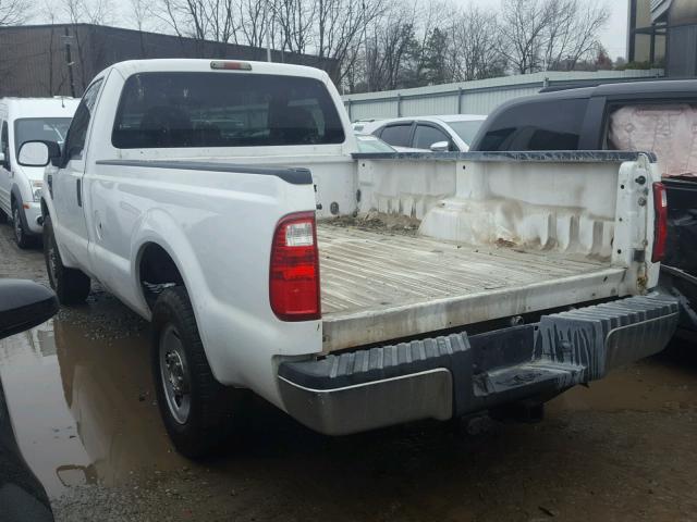 1FTNF20558EB65696 - 2008 FORD F250 SUPER WHITE photo 3