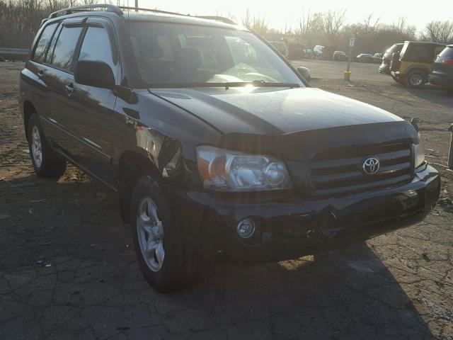 JTEHD21A670047713 - 2007 TOYOTA HIGHLANDER BLACK photo 1