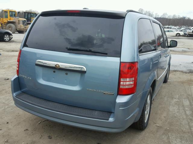 2A4RR5D11AR309202 - 2010 CHRYSLER TOWN & COU BLUE photo 4