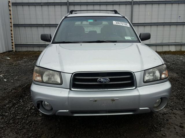 JF1SG65614H746832 - 2004 SUBARU FORESTER 2 SILVER photo 9