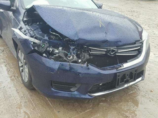 1HGCR2F39FA092987 - 2015 HONDA ACCORD LX BLUE photo 9