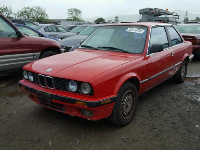 WBAAA2309K4259474 - 1989 BMW 325 I AUTO RED photo 2