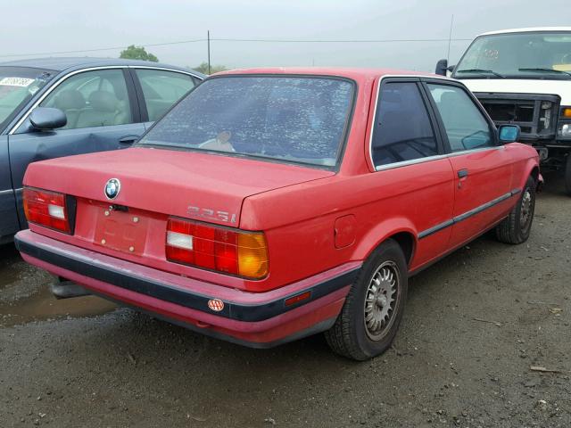 WBAAA2309K4259474 - 1989 BMW 325 I AUTO RED photo 4