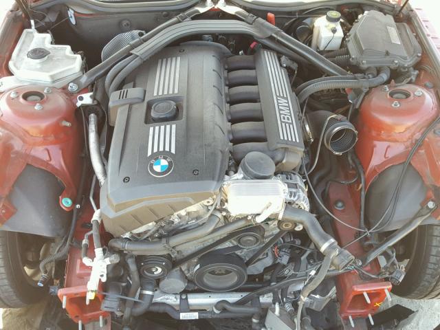 WBALM5C55BE379795 - 2011 BMW Z4 SDRIVE3 RED photo 7