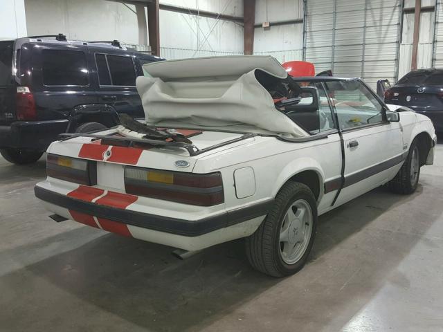 1FABP27M5GF172501 - 1986 FORD MUSTANG LX WHITE photo 4