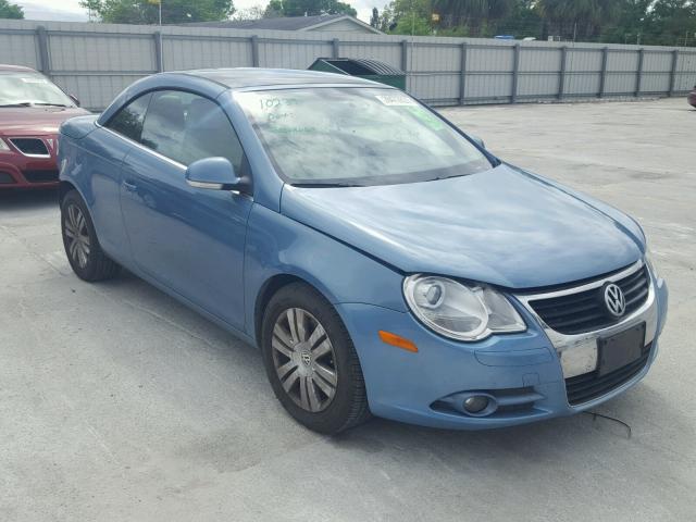 WVWBA71F47V042153 - 2007 VOLKSWAGEN EOS 2.0T BLUE photo 1