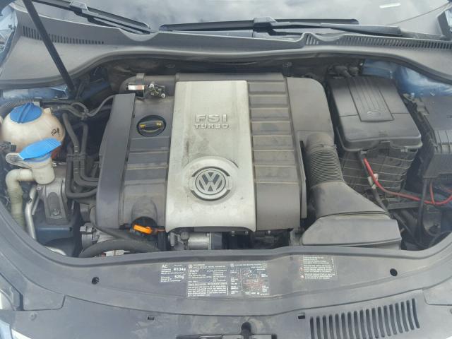 WVWBA71F47V042153 - 2007 VOLKSWAGEN EOS 2.0T BLUE photo 7