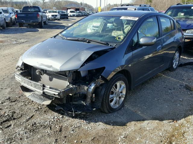 JHMZE2H75AS035269 - 2010 HONDA INSIGHT EX GRAY photo 2