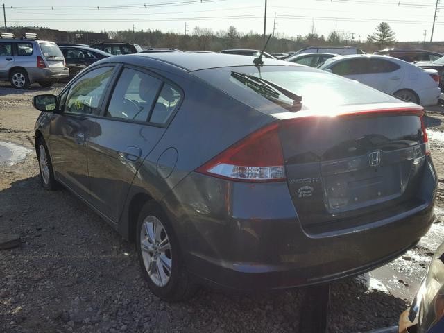 JHMZE2H75AS035269 - 2010 HONDA INSIGHT EX GRAY photo 3