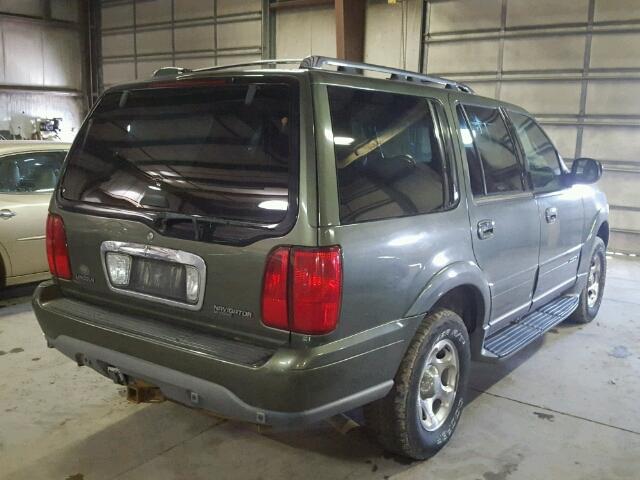 5LMFU28R01LJ21522 - 2001 LINCOLN NAVIGATOR მწვანე ფოტო 4