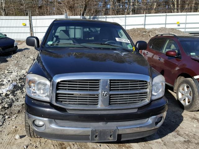 1D7HU18287J558093 - 2007 DODGE RAM 1500 S BLACK photo 9