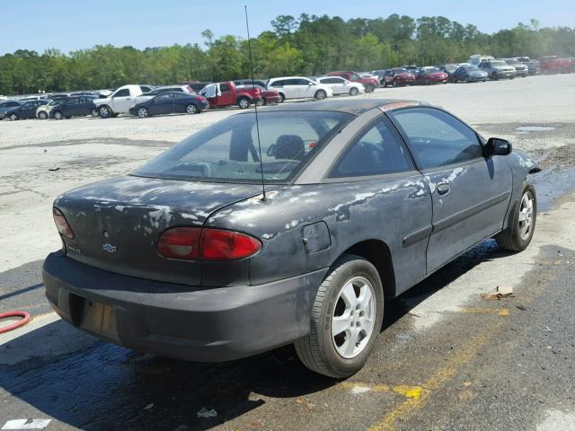 1G1JC1242VM110395 - 1997 CHEVROLET CAVALIER B BLACK photo 4