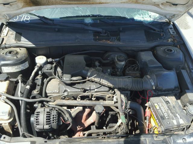 1G1JC1242VM110395 - 1997 CHEVROLET CAVALIER B BLACK photo 7