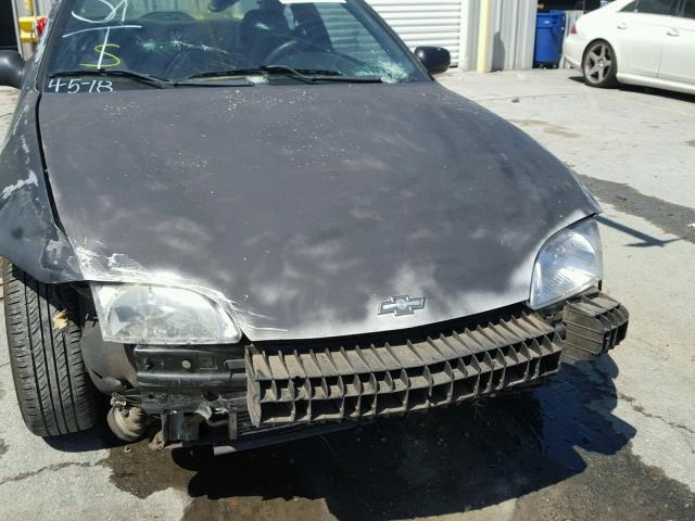 1G1JC1242VM110395 - 1997 CHEVROLET CAVALIER B BLACK photo 9