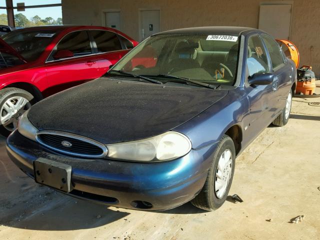 1FAFP6631XK142064 - 1999 FORD CONTOUR SE BLUE photo 2