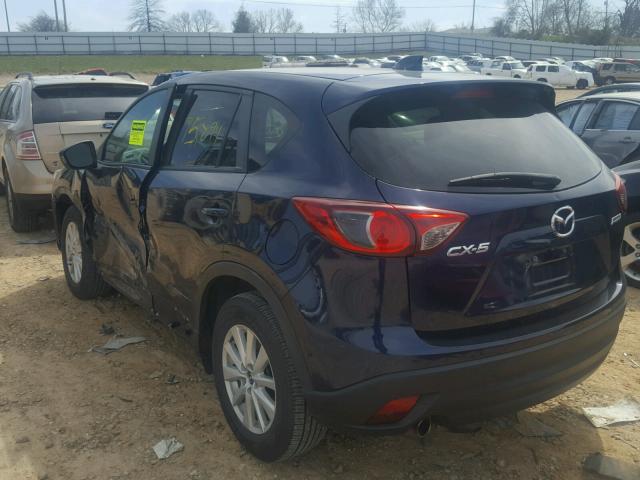 JM3KE2CE7D0136023 - 2013 MAZDA CX-5 TOURI BLUE photo 3