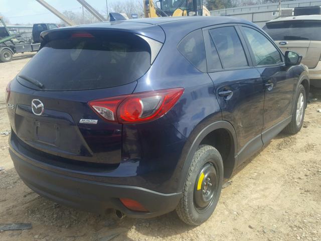 JM3KE2CE7D0136023 - 2013 MAZDA CX-5 TOURI BLUE photo 4