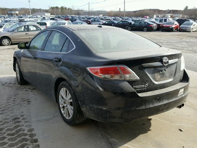 1YVHZ8CH2A5M00813 - 2010 MAZDA 6 I Noir photo 3