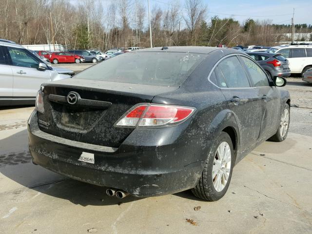 1YVHZ8CH2A5M00813 - 2010 MAZDA 6 I Noir photo 4