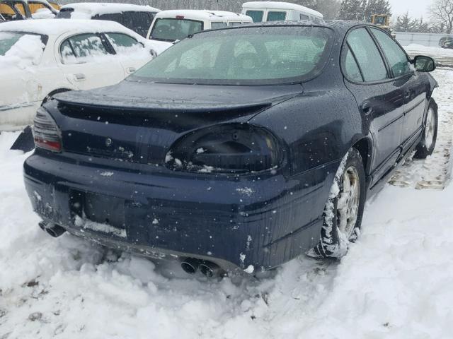 1G2WR52112F133390 - 2002 PONTIAC GRAND PRIX BLUE photo 4
