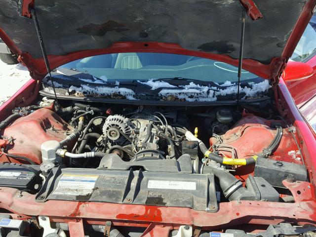 2G1FP32K5V2127041 - 1997 CHEVROLET CAMARO BAS წითელი ფოტო 7