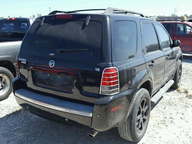 4M2CU87157KJ13868 - 2007 MERCURY MARINER PR BLACK photo 4